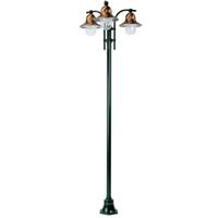 KS Verlichting Klassieke 3-lichts buitenlampToscane zwart - 5106
