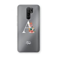 Pink Bouquet: Xiaomi Redmi 9 Transparant Hoesje