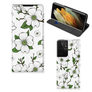 Samsung Galaxy S21 Ultra Smart Cover Dogwood Flowers