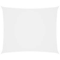 Zonnescherm rechthoekig 4x5 m oxford stof wit