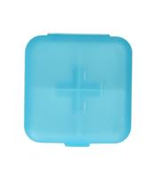JVDL Pillendoos plus 4 vakken blauw