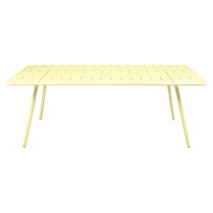 Fermob Luxembourg tuintafel L207 x B100 cm Frosted lemon
