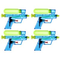 10x Waterpistool/waterpistolen blauw 15 cm - thumbnail