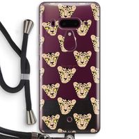 Tijger: HTC U12+ Transparant Hoesje met koord