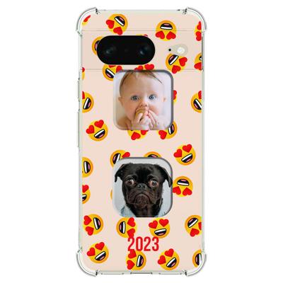 Anti-Shock Back Cover Hoesje Maken | voor de Google Pixel 8 | Eigen telefoonhoesje ontwerpen | Op maat gemaakt