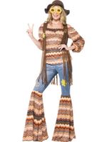 Harmonie Hippie kostuum vrouw - thumbnail