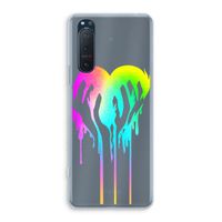 Hold My Heart: Sony Xperia 5 II Transparant Hoesje