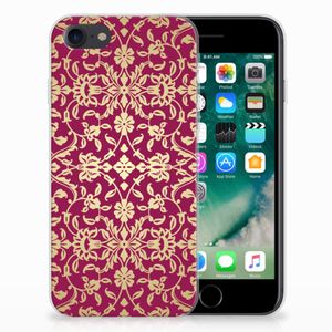 Siliconen Hoesje iPhone SE 2022 | SE 2020 | 8 | 7 Barok Pink