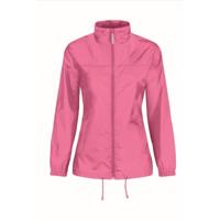 B&C Windbreaker - roze - Sirocco windjas - met capuchon - dames B&C Windbreaker - roze - Sirocco windjas - met capuchon - dames