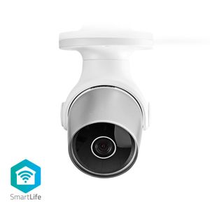 Nedis SmartLife Camera voor Buiten | Wi-Fi | Full HD 1080p | IP65 | 1 stuks - WIFICO11CWT WIFICO11CWT