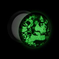 "Glow in the Dark"-Plug Acryl Tunnels & Plugs