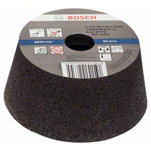 Bosch Accessories 1608600232 Schuurkom, conisch-metaal/gietijzer 90 mm, 110 mm, 55 mm, 24 Bosch Power Tools 1 stuk(s)