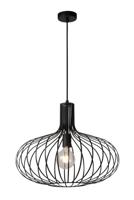 Lucide MANUELA - Hanglamp - Ø 50 cm - 1xE27 - Zwart