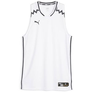 Puma Hoops Team Game Jersey Men - - wit - maat M