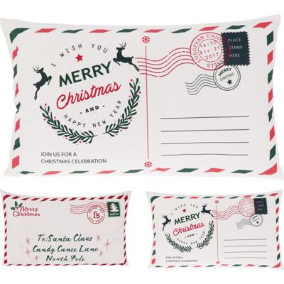 Kussen kerst envelop 50x30cm