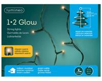 Lumineo everlands kunstkerstboomverlichting 1-2 Glow 210cm 223 LED Lampjes