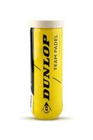 Dunlop Slazenger TEAM PADEL 3PET Padelballen Geel Dunlop Slazenger TEAM PADEL 3PET Padelballen Geel