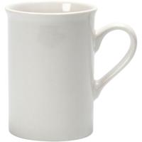 Creativ Company Mokken, h: 10 cm, d 7,4 cm, 245 ml, wit, 1 stuk