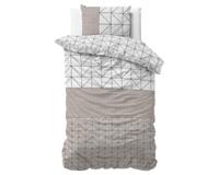 Sleeptime Flanel Gino Taupe 140 x 200/220 cm