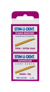 Tandenstokers dun 4 x 40 stuks