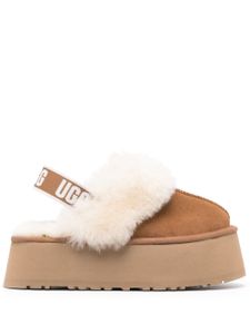 UGG chaussons Funkette 60 mm à bride arrière - Marron