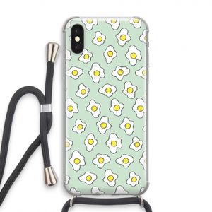 Spiegeleitjes: iPhone X Transparant Hoesje met koord
