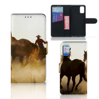 Samsung Galaxy A41 Telefoonhoesje met Pasjes Design Cowboy