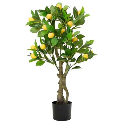 Kunstcitroenboom 234 blaadjes 90 cm groen