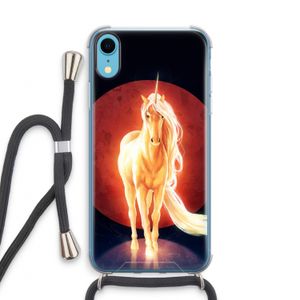 Last Unicorn: iPhone XR Transparant Hoesje met koord
