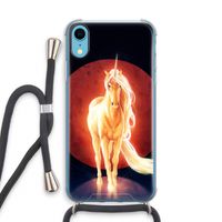 Last Unicorn: iPhone XR Transparant Hoesje met koord