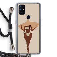Let's get salty: OnePlus Nord N10 5G Transparant Hoesje met koord