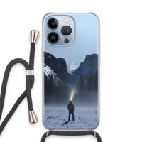 Wanderlust: iPhone 13 Pro Transparant Hoesje met koord