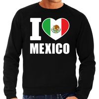 I love Mexico supporter sweater / trui zwart voor heren 2XL  -