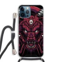 Hell Hound and Serpents: iPhone 12 Pro Max Transparant Hoesje met koord