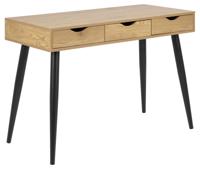 Bureau Nova MDF Naturel/Zwart - Giga Living