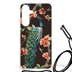 Samsung Galaxy S24 Plus Case Anti-shock Pauw met Bloemen