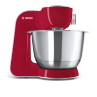 Bosch MUM58720 keukenmachine 3,9 l Grijs, Rood, Roestvrijstaal 1000 W - thumbnail