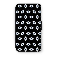 Eyes pattern: iPhone XS Flip Hoesje