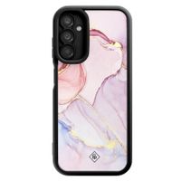 Samsung Galaxy A14 zwarte case - Purple sky