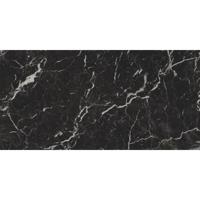 Vloertegel Ape Grupo Black Hispania 60x120 cm Gepolijst Zwart Marmerlook Ape Grupo