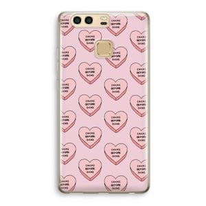 Chicks before dicks: Huawei P9 Transparant Hoesje