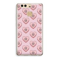 Chicks before dicks: Huawei P9 Transparant Hoesje