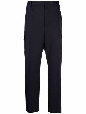 Valentino Garavani pantalon de costume à poches multiples - Bleu