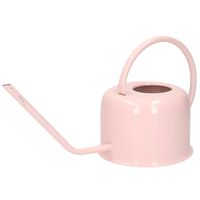 Retro plantengieter / RVS gieter roze voor binnen 1100 ml - Gieters