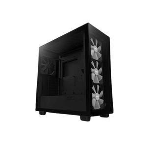 NZXT H7 Elite (2023) All Black tower behuizing Tempered Glass