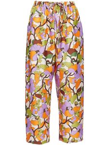 La DoubleJ pantalon à fleurs - Multicolore