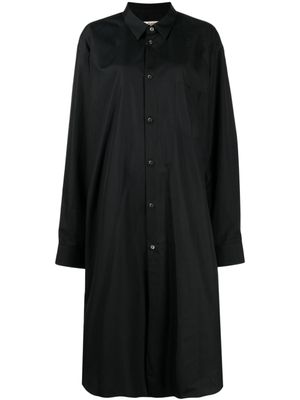 Comme Des Garçons robe-chemise à coupe oversize - Noir