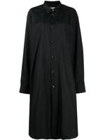 Comme Des Garçons robe-chemise à coupe oversize - Noir