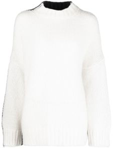 JW Anderson pull à design color block - Blanc