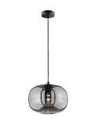 Fischer & Honsel HanglampInk met smoke glas - 60738